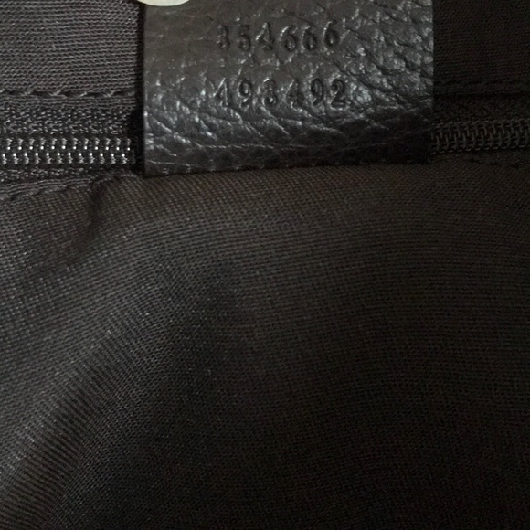 Gucci Bamboo Tassel Black/Brown Canvas Tote Bag - Picture 6 of 9